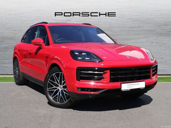 Porsche Cayenne SUV, Petrol Plug-in Hybrid, 2026, Red