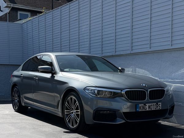BMW 5-Series Saloon, Petrol Hybrid, 2020, Blue
