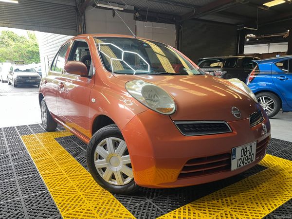 Nissan March Hatchback, Petrol, 2008, Orange