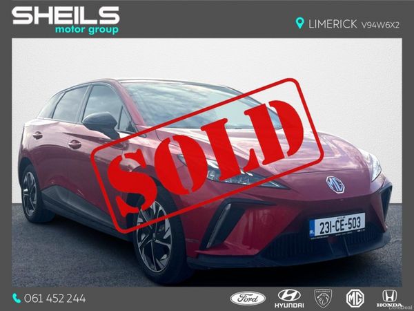 MG MG4 Hatchback, Electric, 2023, Red