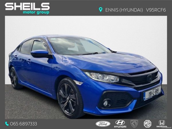 Honda Civic Hatchback, Petrol, 2019, Blue