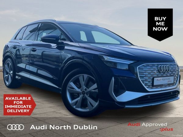 Audi Q4 e-tron SUV, Electric, 2024, Blue