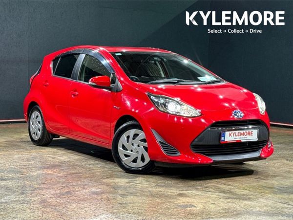 Toyota Aqua Hatchback, Petrol Hybrid, 2018, Red
