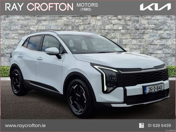 Kia Sportage SUV, Diesel Hybrid, 2026, White