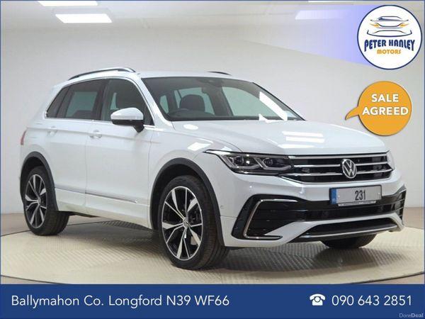 Volkswagen Tiguan SUV, Petrol Hybrid, 2023, White