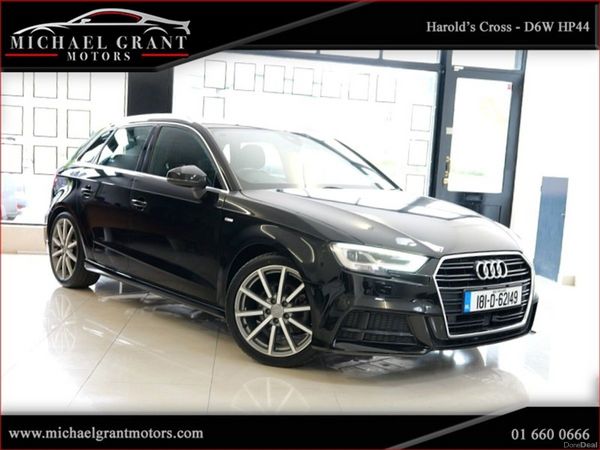 Audi A3 Hatchback, Petrol, 2018, Black