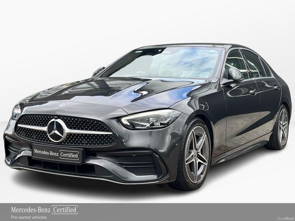 Mercedes-Benz C-Class Saloon, Petrol Hybrid, 2021, Grey