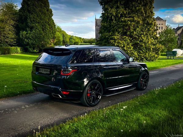 Land Rover Range Rover Sport SUV, Petrol Plug-in Hybrid, 2021, Black