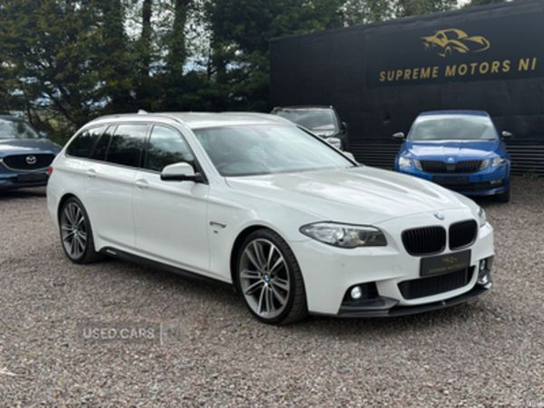 BMW 5-Series Estate, Diesel, 2016, White