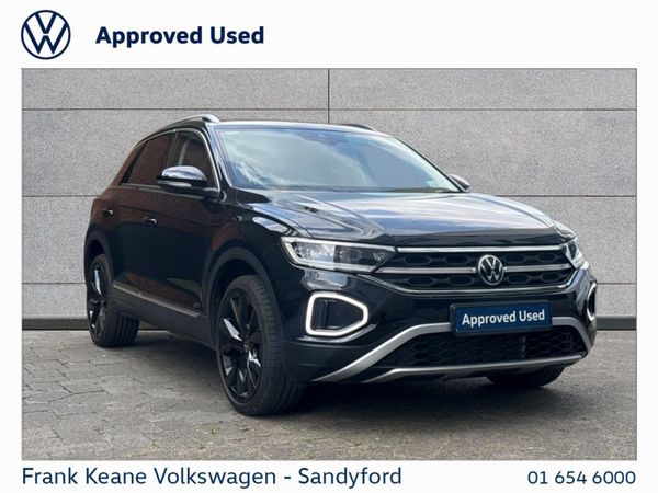 Volkswagen T-Roc Hatchback, Petrol, 2023, Black