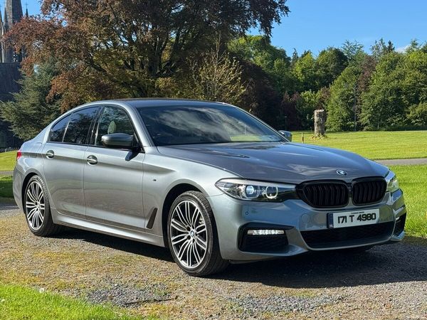 BMW 5-Series Saloon, Diesel, 2017, Blue