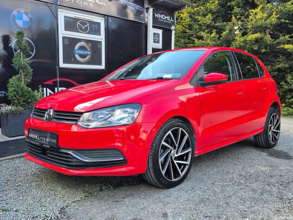 Volkswagen Polo Hatchback, Petrol, 2017, Red