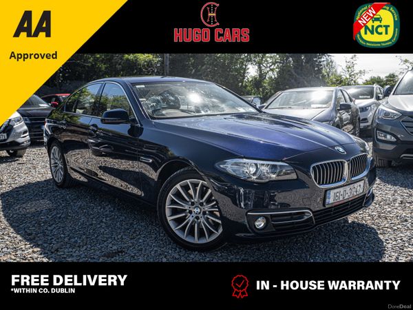 BMW 5-Series Saloon, Diesel, 2016, Blue