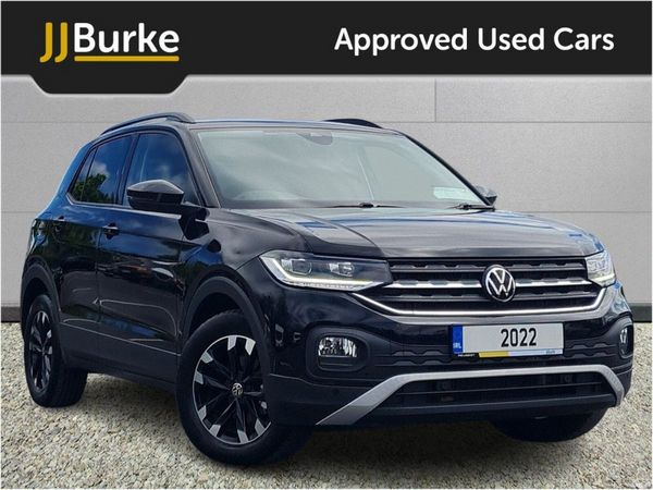 Volkswagen T-Cross Hatchback, Petrol, 2022, Black