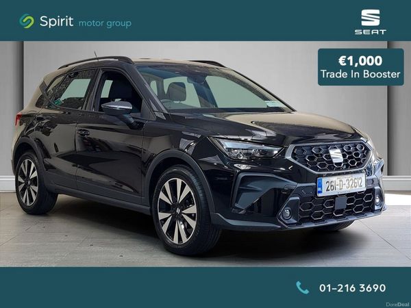 SEAT Arona SUV, Petrol, 2026, Black