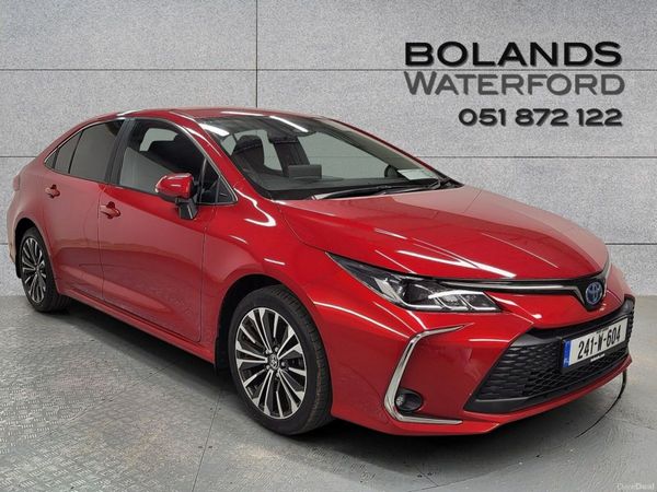 Toyota Corolla Saloon, Petrol Hybrid, 2024, Red