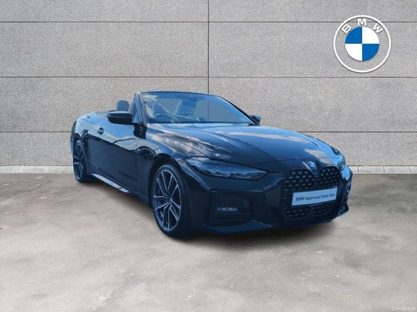 BMW 4-Series Convertible, Diesel Hybrid, 2023, Black
