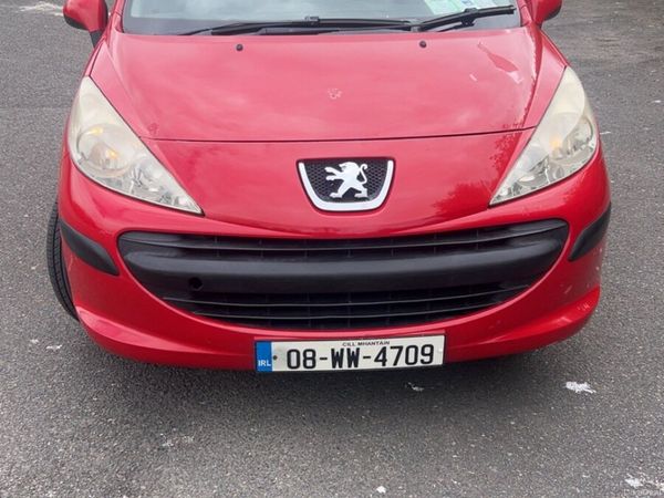 Peugeot 207 Hatchback, Petrol, 2008, Red