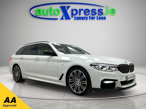BMW 5-Series Estate, Diesel, 2017, White
