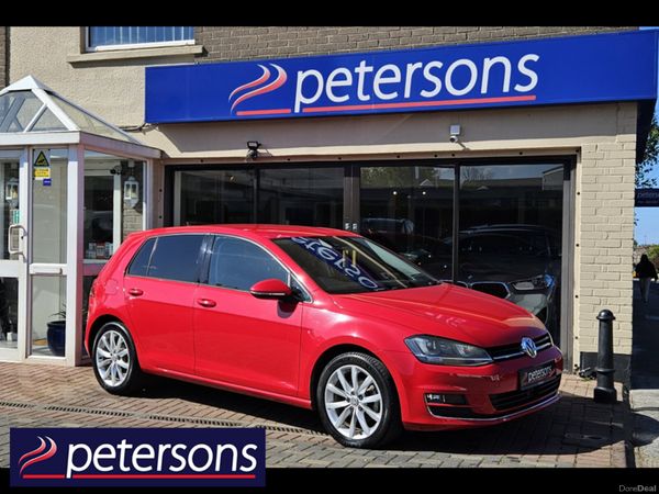 Volkswagen Golf Hatchback, Petrol, 2015, Red