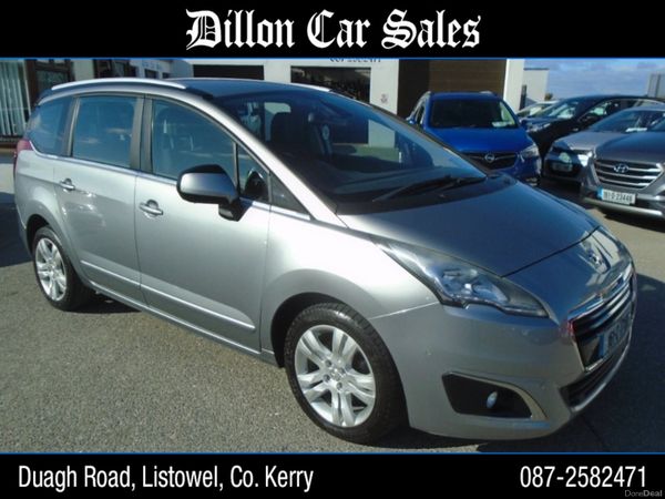 Peugeot 5008 MPV, Diesel, 2016, Grey