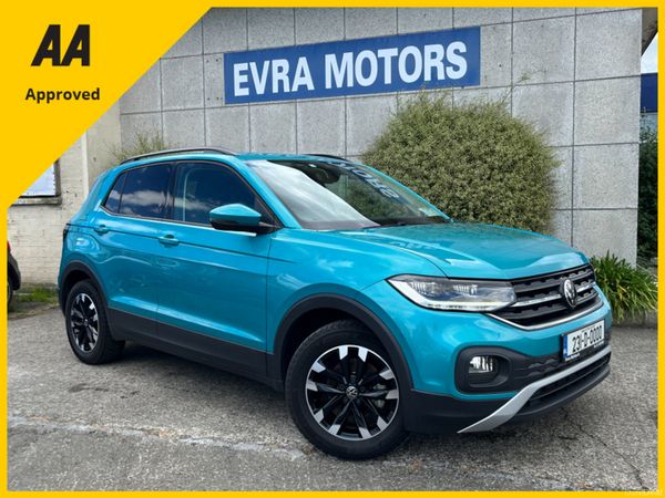 Volkswagen T-Cross SUV, Petrol, 2023, Blue