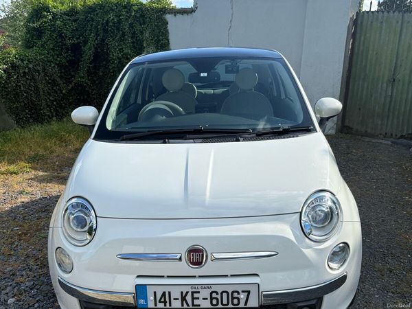 Fiat 500 Hatchback, Petrol, 2014, White
