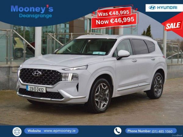 Hyundai Santa Fe SUV, Petrol Plug-in Hybrid, 2023, White