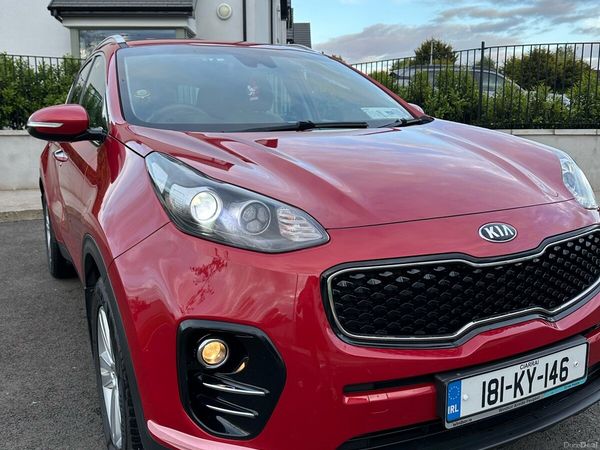 Kia Sportage SUV, Diesel, 2018, Red