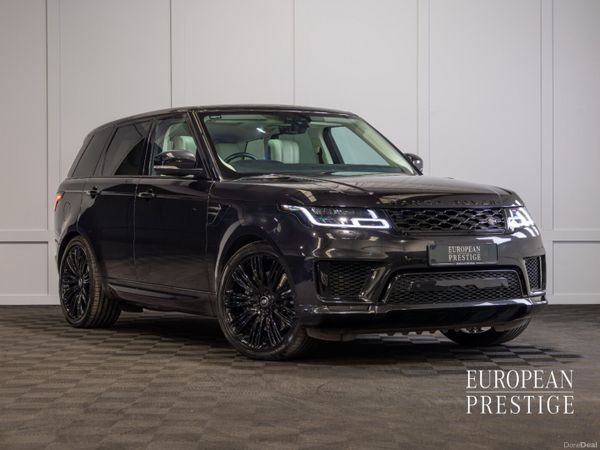 Land Rover Range Rover Sport SUV, Petrol Plug-in Hybrid, 2022, Black