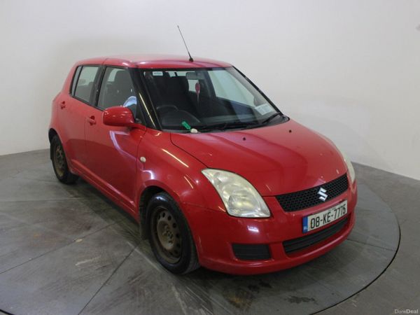 Suzuki Swift Hatchback, Petrol, 2008, Red