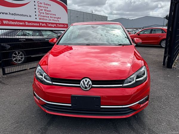 Volkswagen Golf Hatchback, Petrol, 2019, Red