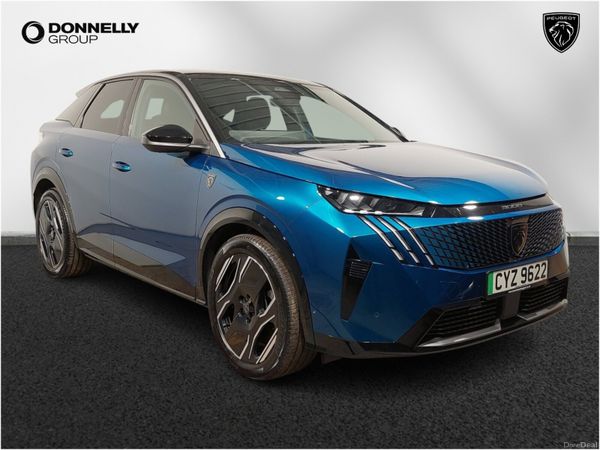 Peugeot 3008 Estate, Electric, 2024, Blue