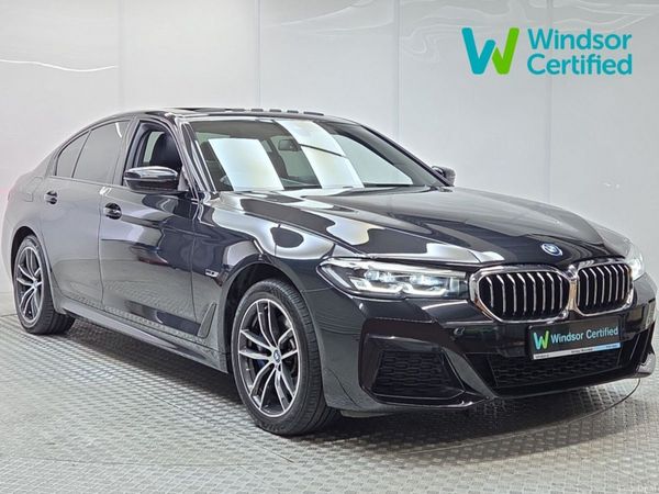 BMW 5-Series Saloon, Petrol Plug-in Hybrid, 2023, Black