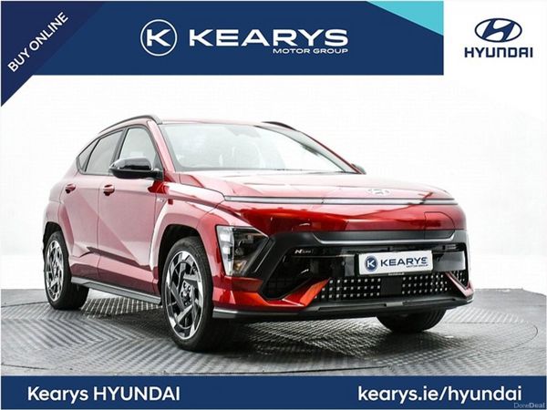 Hyundai KONA SUV, Electric, 2025, Red