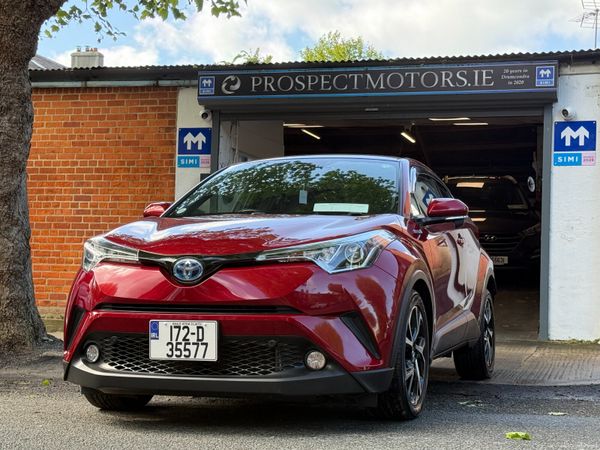 Toyota C-HR Hatchback, Petrol Hybrid, 2017, Red
