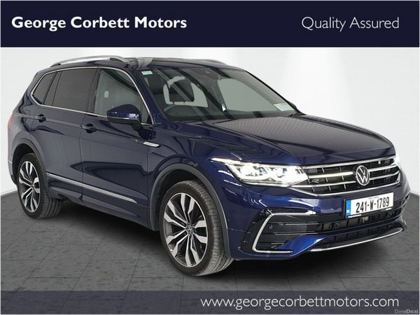 Volkswagen Tiguan Allspace SUV, Diesel, 2024, Blue