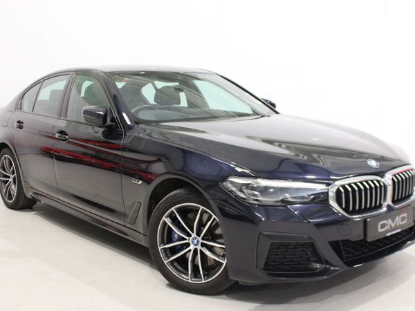 BMW 5-Series Saloon, Petrol Hybrid, 2023, Black