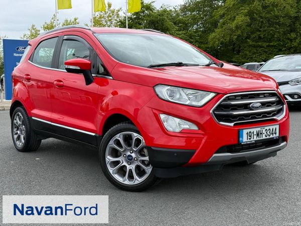 Ford EcoSport SUV, Petrol, 2019, Red