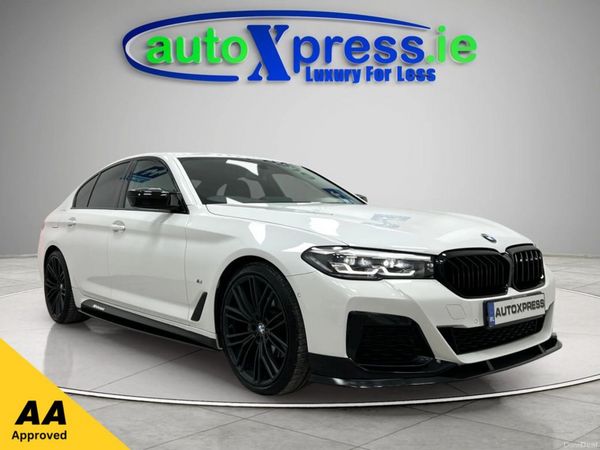 BMW 5-Series Saloon, Diesel, 2021, White