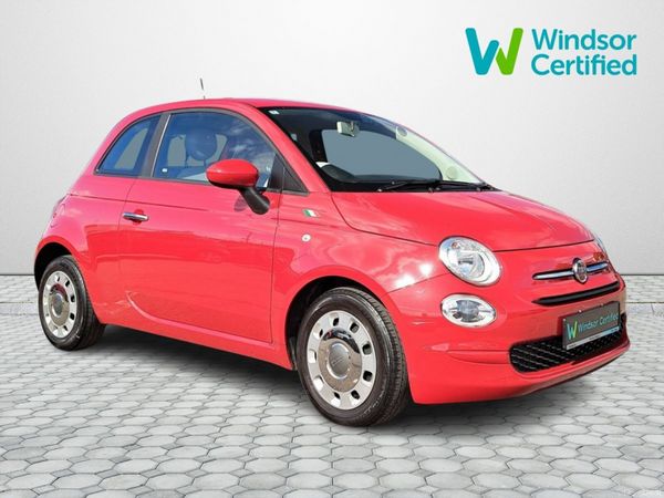 Fiat 500 Hatchback, Petrol, 2020, Red