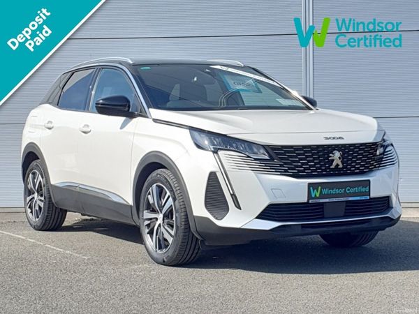 Peugeot 3008 SUV, Petrol Plug-in Hybrid, 2024, White