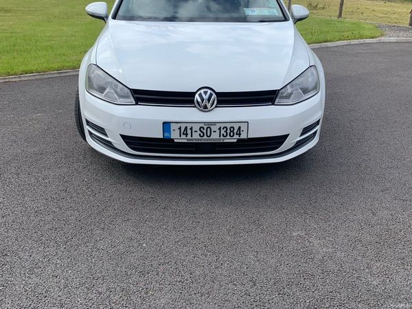 Volkswagen Golf Hatchback, Diesel, 2014, White