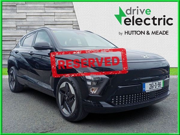 Hyundai KONA SUV, Electric, 2026, Black