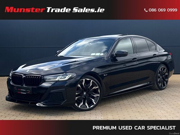 BMW 5-Series Saloon, Petrol Plug-in Hybrid, 2023, Black