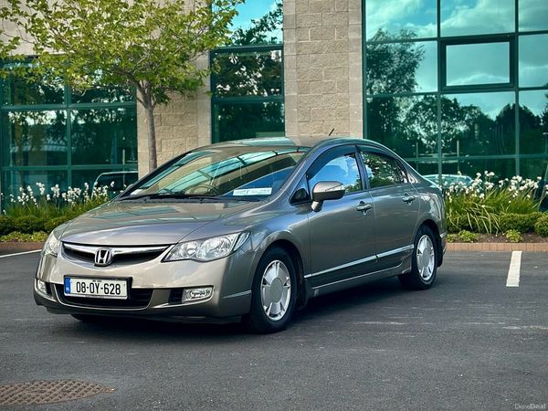 Honda Civic Saloon, Petrol Hybrid, 2008, Grey