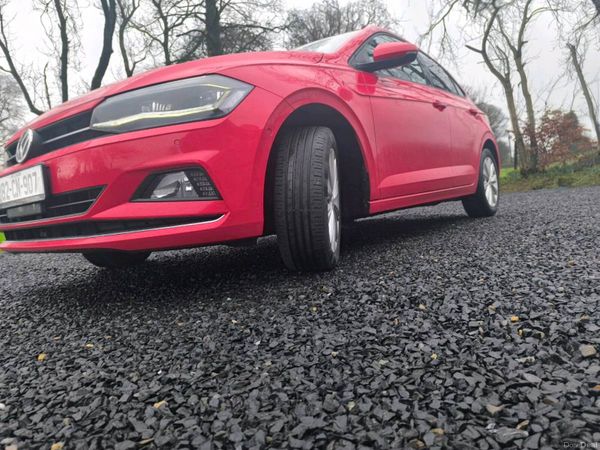 Volkswagen Polo Hatchback, Petrol, 2018, Red