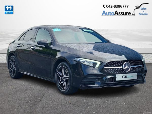 Mercedes-Benz A-Class Saloon, Petrol Hybrid, 2022, Black