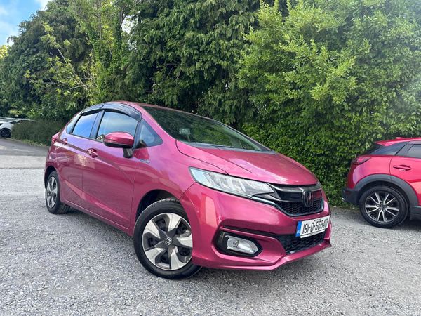 Honda Fit Hatchback, Petrol Hybrid, 2019, Red