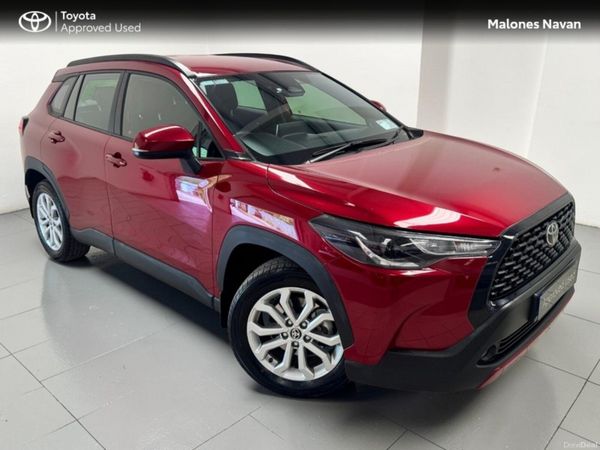 Toyota Corolla Cross SUV, Petrol Hybrid, 2024, Red